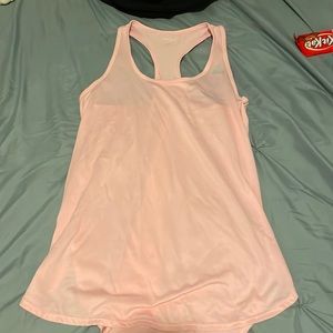 Iight pink reebok shirt